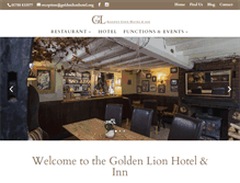 Tablet Screenshot of goldenlionhotel.org